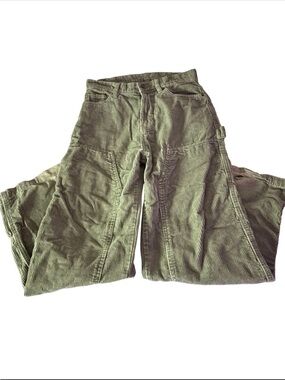 No Boundaries Army Green Baggy Wide Leg Cargo Pants 28x31